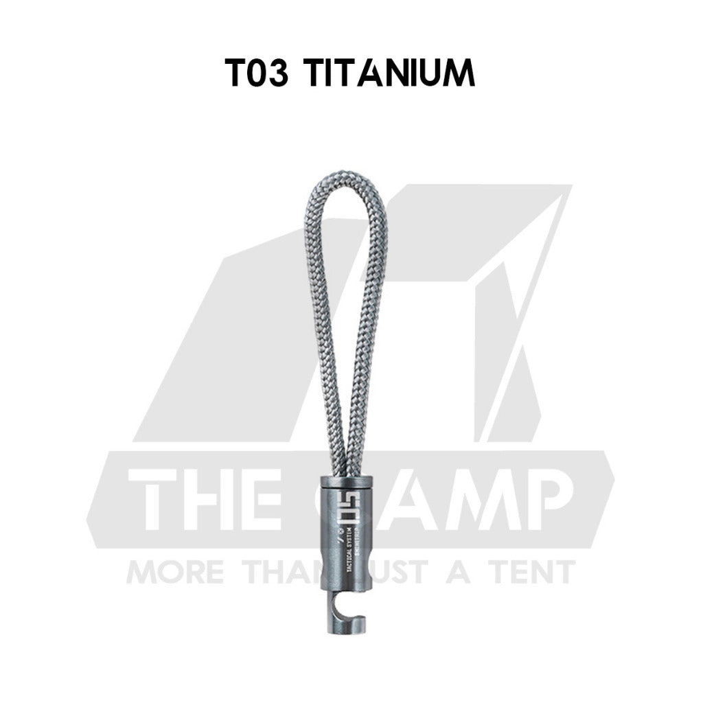 Shinetrip Paracord Hanging Clip Strap Tactical Style Spring Clips Multipurpose Hanging Rope Strap A515
