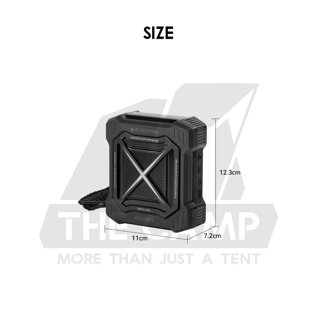 Blackdog x Lovork Outdoor Speaker Limited Edition with RGB TWS 5.3 Bluetooth Deep Low Bass High Volume CBD2450PJ021