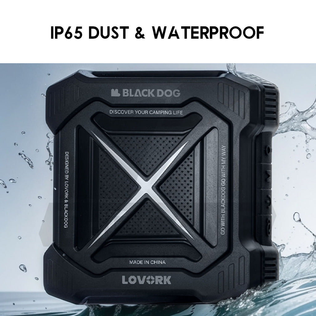 Blackdog x Lovork Outdoor Speaker Limited Edition with RGB TWS 5.3 Bluetooth Deep Low Bass High Volume CBD2450PJ021