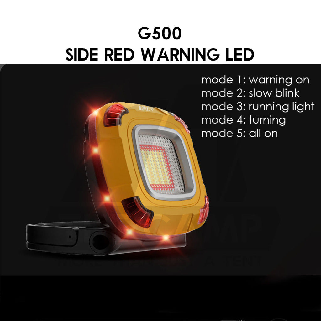 GoPeak G630pro Ultrabright LED Light Outdoor Camping Portable Foldable Lamp 6000mah Working Spotlight Floodlight Warning