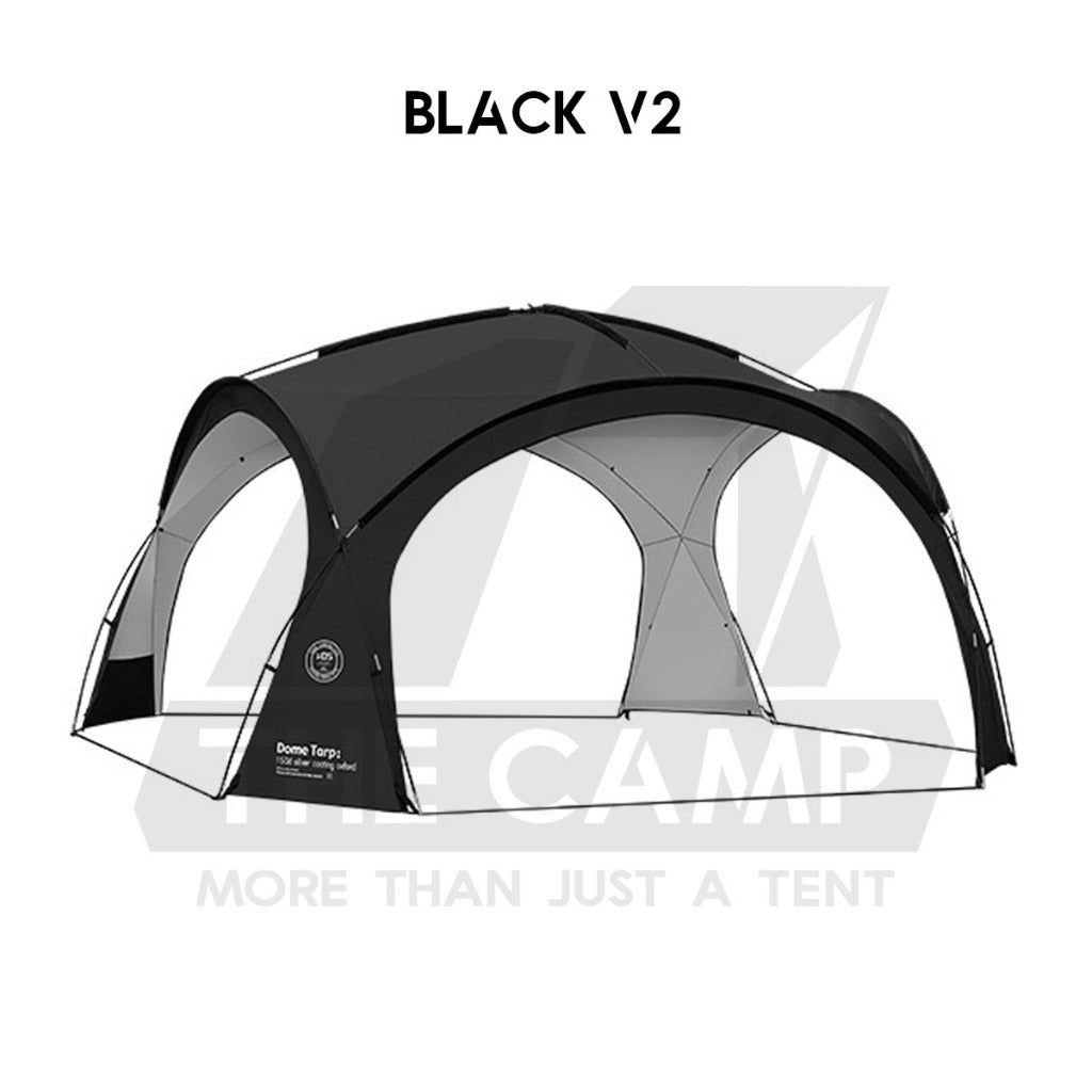 Shinetrip Dome Shelter V2 Tarp PU3000 Silver Coated Black Khaki Green Door Cloth Zip Mesh Net Flysheet Tent