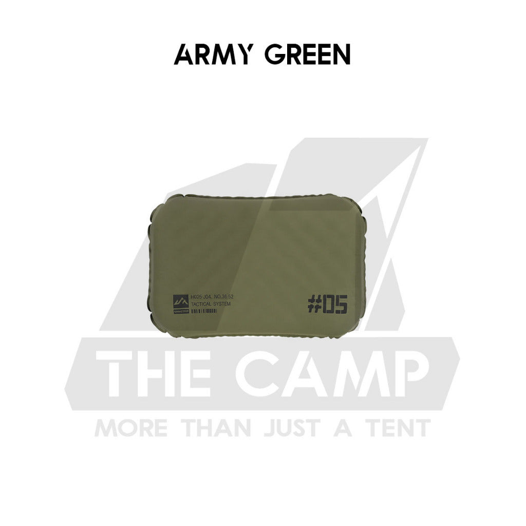 Shinetrip Sponge Air Pillow 2 in 1 Inflatable Soft Tactical Outdoor Camping Silent Soundless Inflate Travel Bed Bantal
