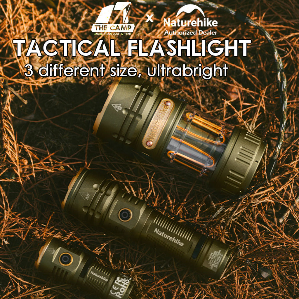 Naturehike Little Monster Tactical Flashlight Portable Rechargeable Outdoor Camping Torch light Mini Led CNK2300011