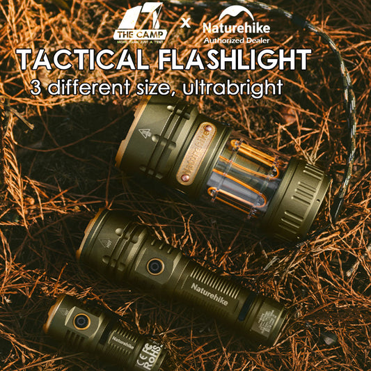Naturehike Little Monster Tactical Flashlight Portable Rechargeable Outdoor Camping Torch light Mini Led CNK2300011
