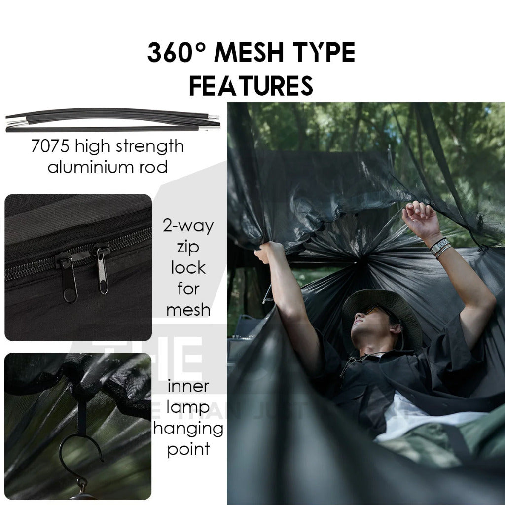 Naturehike Hammock Ultralight Double Hanging Mesh Anti Mosquito Outdoor Camping Bed Chair Table CNH22HJ001 NH21DC011
