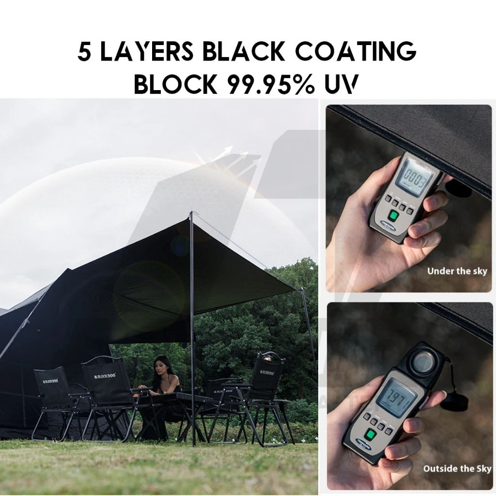 Blackdog Cloud House Auto Tent 6 6.0 Automatic Outdoor Camping PU3000mm Double Layer Khemah CBD2550WS018