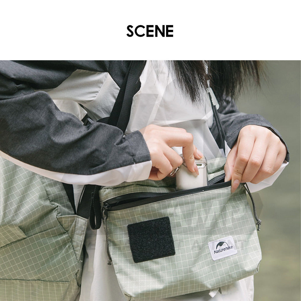 Naturehike Sling Shoulder Bag Outdoor Camping Travel Messenger Satchel Wallet Beg Unisex Kids Perempuan Gift NH20BB204