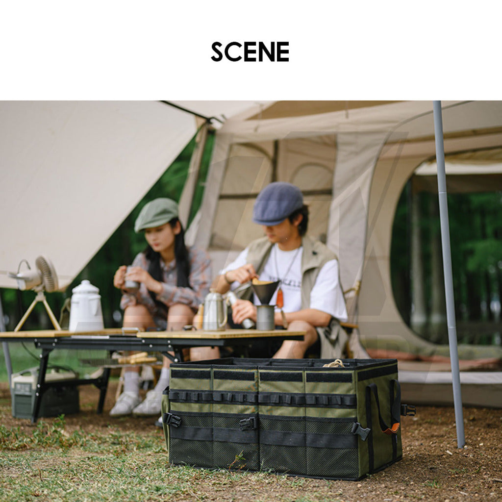 Naturehike 60L Foldable Storage Bag Large Capacity Basket Tableware Carpet Beg Outdoor Camping Equipment NH21SNX04