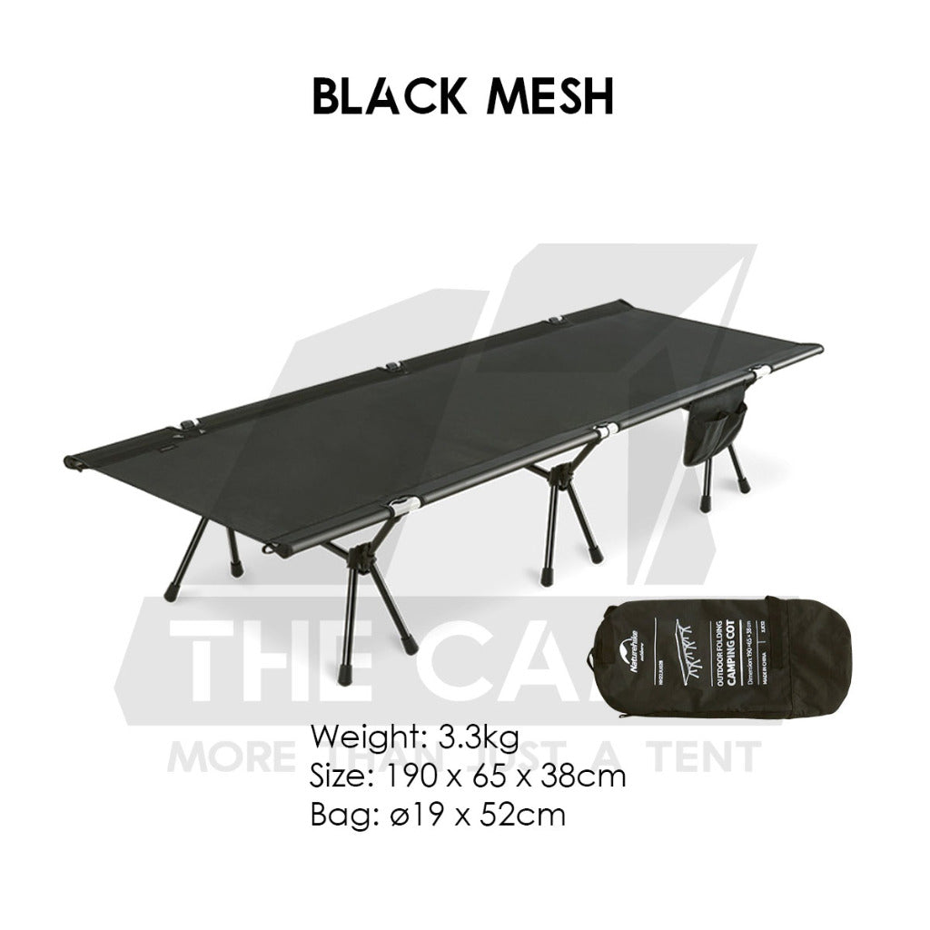 Naturehike Adjustable Height Camping Mesh Cot Foldable Sleeping Mat Outdoor Bed Mattress NH19JJ006 NH22JU028