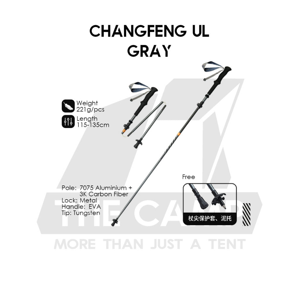 Naturehike Hiking Stick Qing Xue Base Pro Chang Feng Pro UL Chu Xue EXT1 Trekking Pole Aluminium Carbon Fiber
