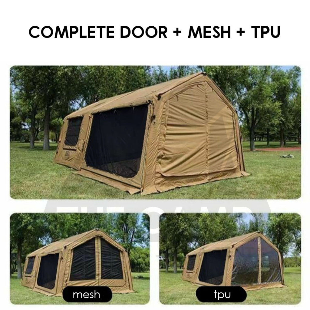 Spark MARS08 Air Tent 8+8m2 Large Space MARS Army Green Camo Black Dark Gray Grey Tactical Equivalent Coody 8.0 PRO