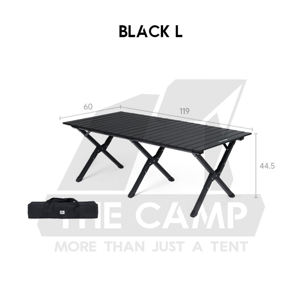 Naturehike T01 Egg Roll Table Mix Color Outdoor Camping BBQ Party Black Khaki Portable Foldable Meja CNK2550JJ018
