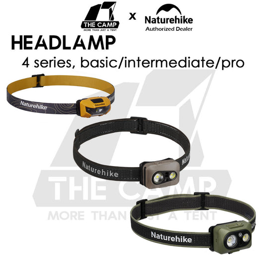 Naturehike LED Headlamp Battery Camping Hiking Headlight Ultralight Flashlight SOS Red Light IP66 CNK2300DQ020