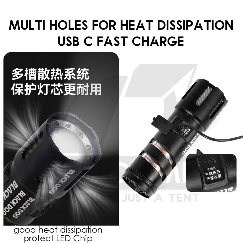 Blackdog Detachable Torch Light Atmosphere Light 2 in 1 Outdoor Camping LED Lamp Lantern Lampu CBD2450ZM011