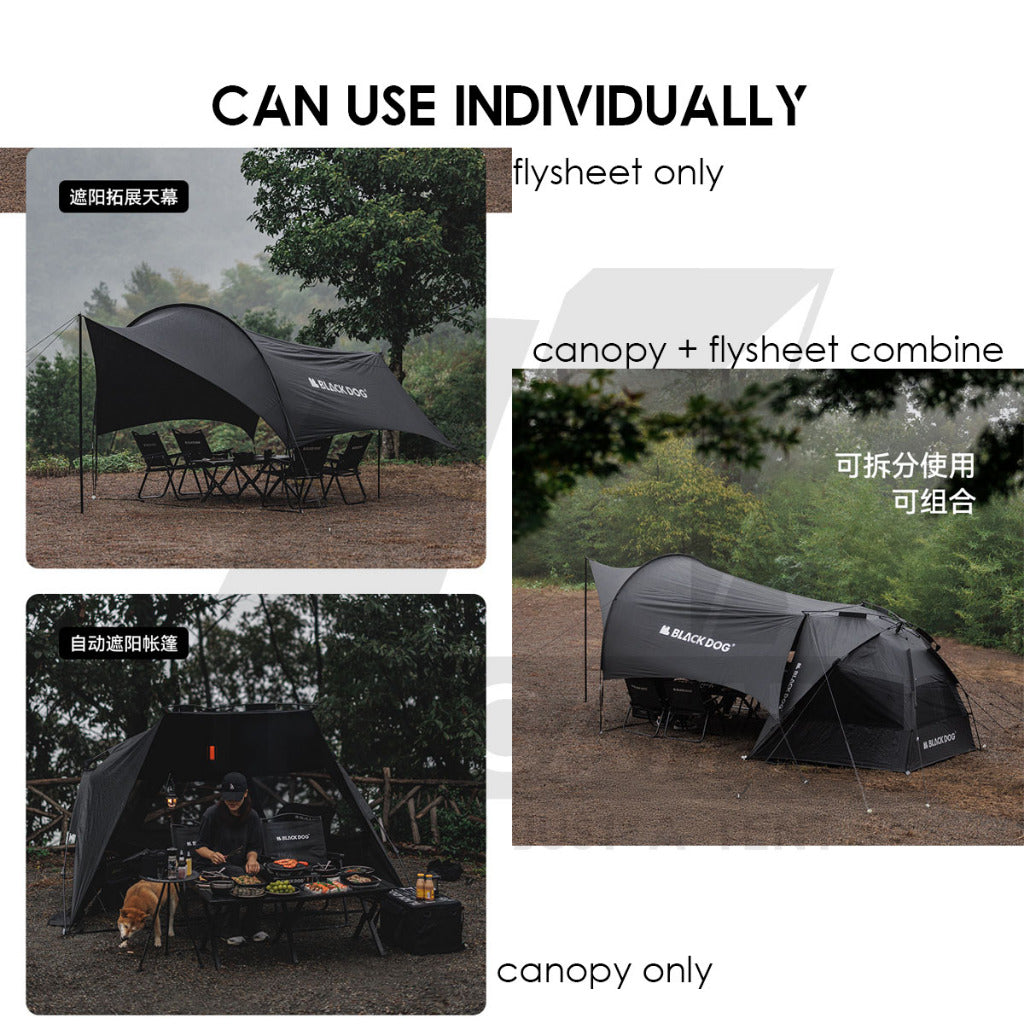 Blackdog Auto Dome Sun Canopy Shelter Shade Tent Outdoor Camping Automatic Cabin CBD2300ZP019