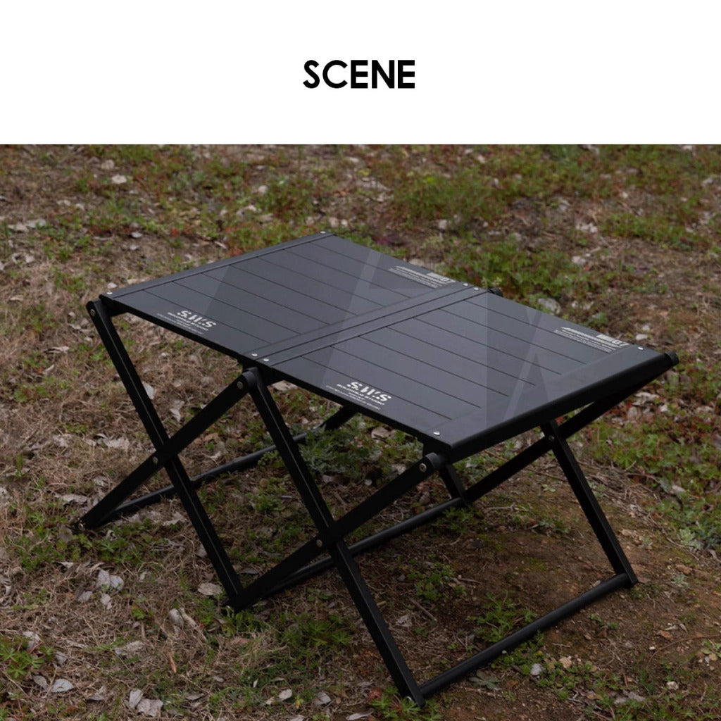 Wellhike SWS Rack Table Shelf Aluminium 2 Layer Tactical Style Tripod Stand Hanger Organizer Outdoor Camping Rak Meja