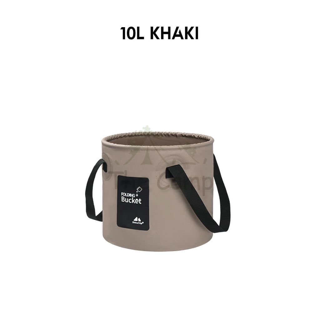 Shinetrip 10L 20L Foldable Water Round Bucket Outdoor Camping Folding Picnic Washbasin Portable Water Storage Container