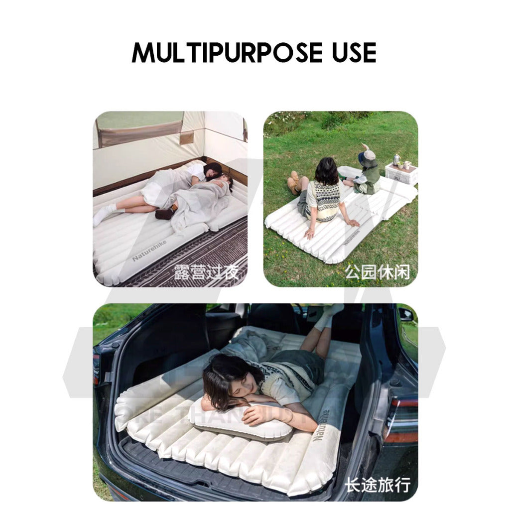 Naturehike Inflatable Car Air Bed Inflatable Mattress with Car Air Pump SUV All Type of Car Camping CNK2450WS011