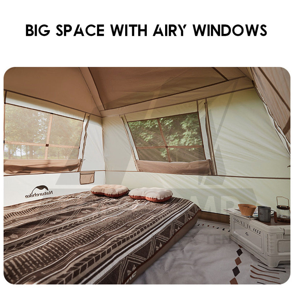 Naturehike Village 5 / 6 Flagship Automatic Tent With Flysheet Outdoor Camping Ultimate CNK2300ZP021 CNK2300ZP022