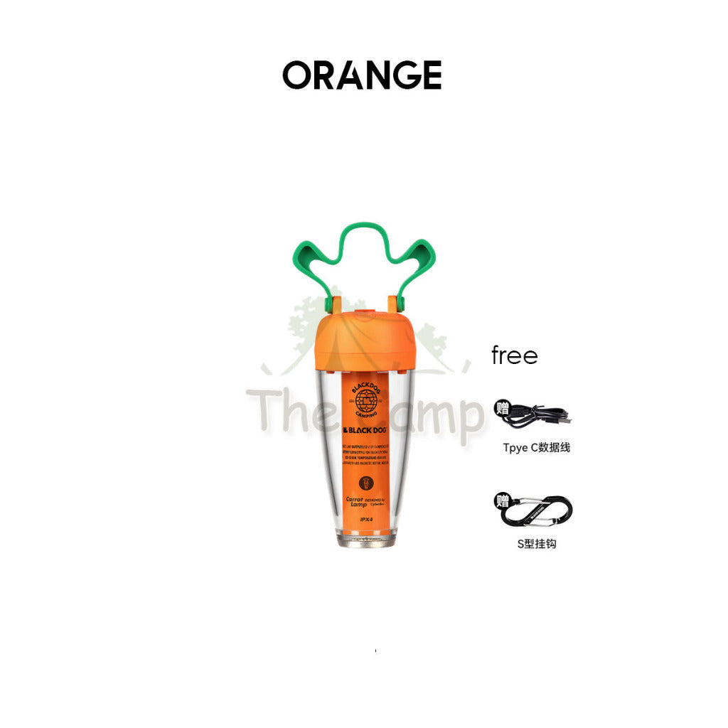 Blackdog Carrot Lamp Radish Light LED Camping Outdoor Lantern Atmosphere Tent Light CBD2450ZM014