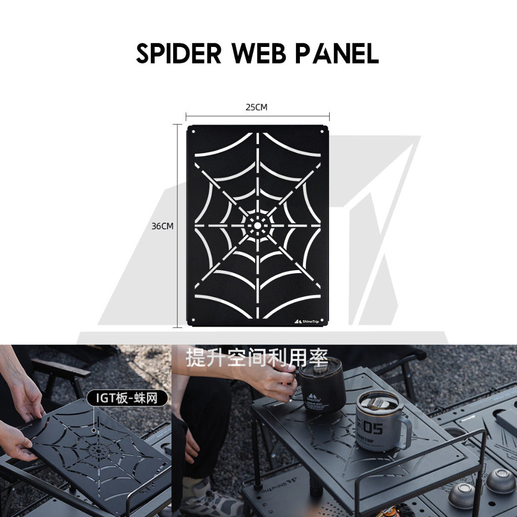 Shinetrip Skateboard Rack Table ST05 Tactical IGT Series Folding Table Shelf Storage Aluminum Alloy Meja Rak Khemah