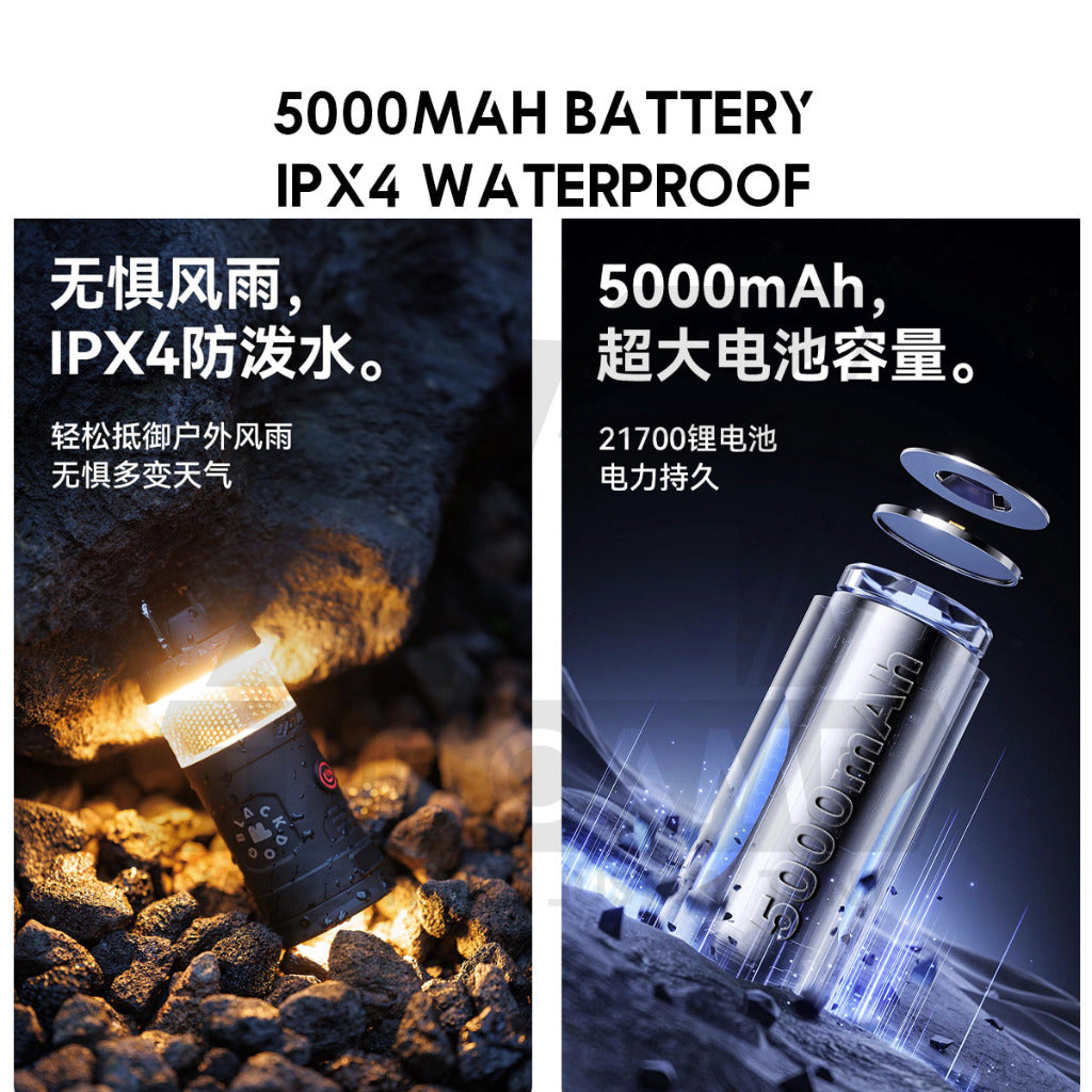 Blackdog x Lovork 7 in 1 Module Set Light Lamp Speaker Fan Torchlight Mosquito Repeller Pump Torch CBD2450ZM020