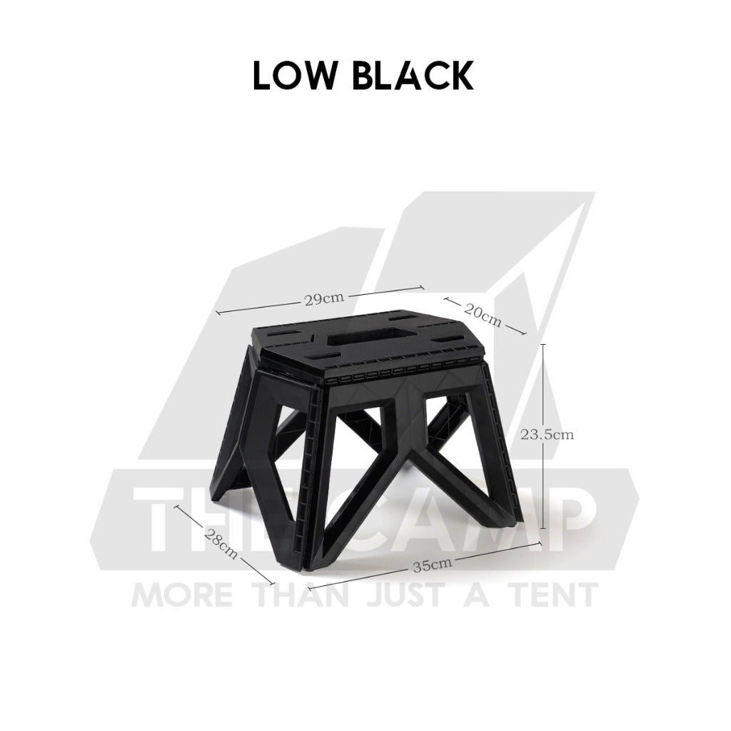 Military Style Camping Stool Outdoor Foldable Chair Folding Sleeve Bag Rack Japanese Style Flysheet Expansion Table Top