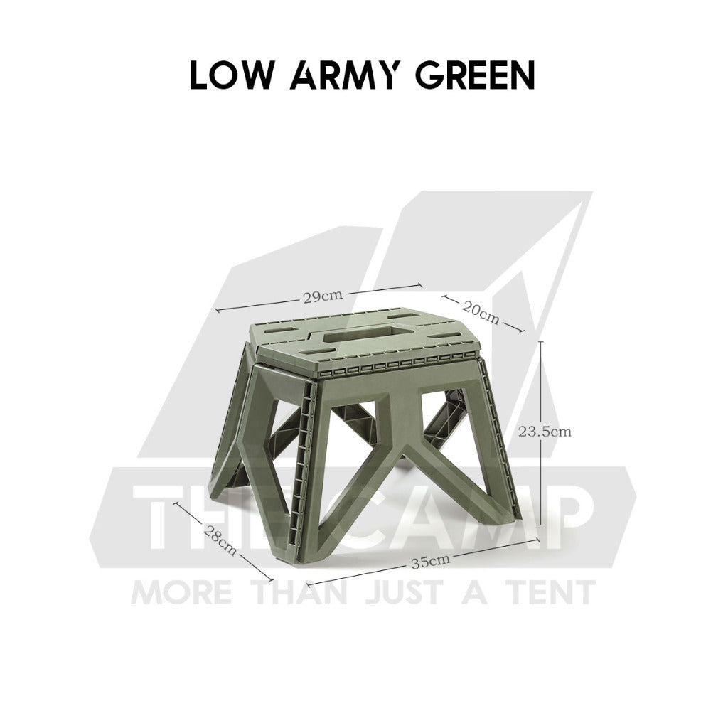 Military Style Camping Stool Outdoor Foldable Chair Folding Sleeve Bag Rack Japanese Style Flysheet Expansion Table Top