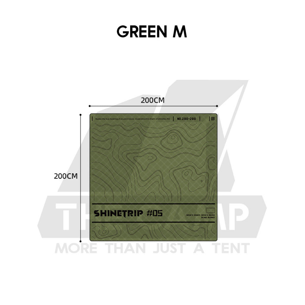 Shinetrip Ultrasonic Carpet Mat Tactical Style Portable Waterproof Floor Mat Outdoor Camping Picnic Tent Groundsheet