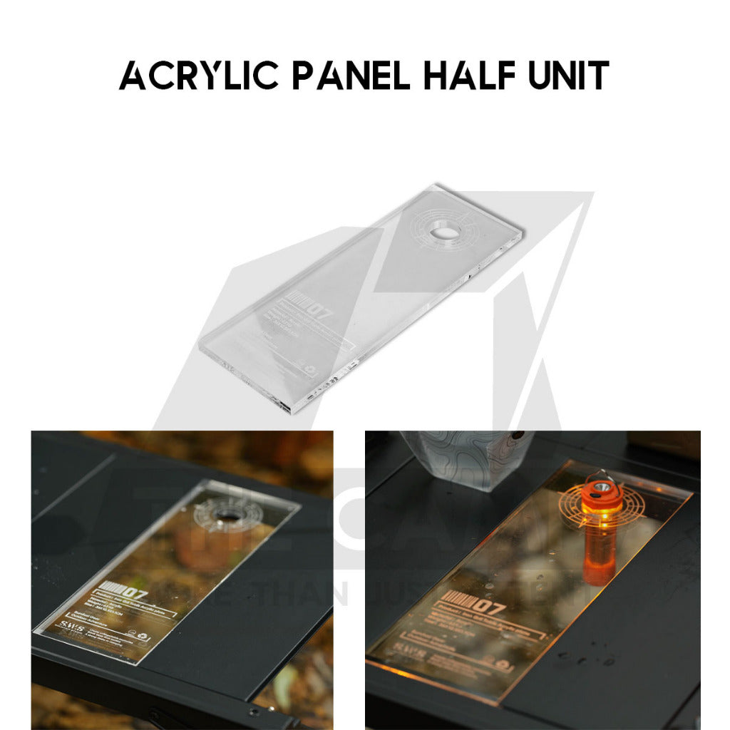 Wellhike SWS IGT Table Adjustable Height Expandable Side Spider Stove Acrylic Wood Plate Lamp Pole Water Dispenser