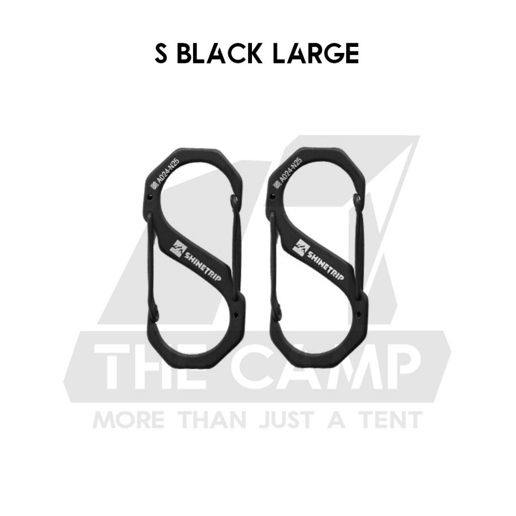 Shinetrip Carabiner S type D type Tactical Design Stainless Steel / Aluminium Alloy Buckle Clip Key Chain Outdoor