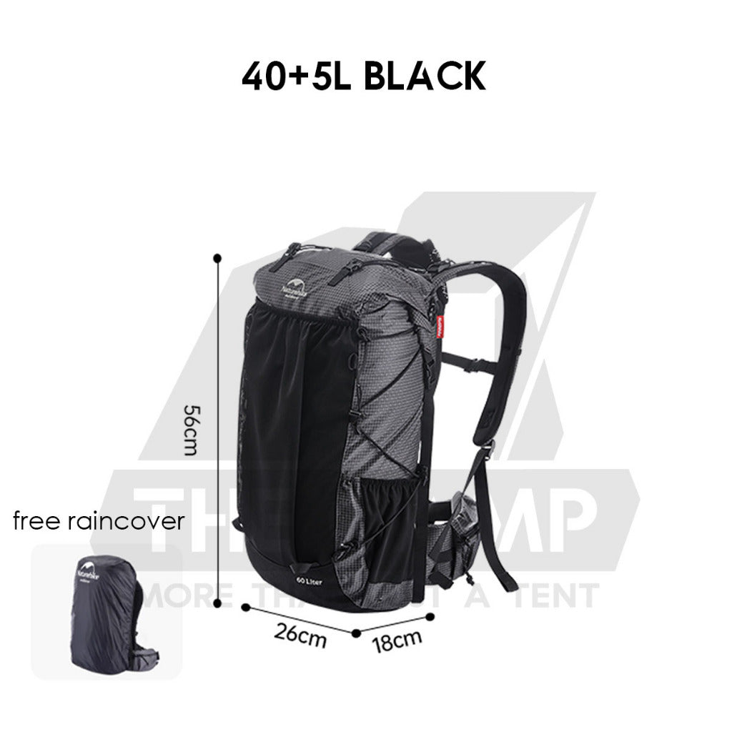 Naturehike Hiking Backpack Bag 40L+5L 60L+5L 70L+5L Climbing Waterproof with Rain Cover NH70B070-B NH19BP095 NH20BB113