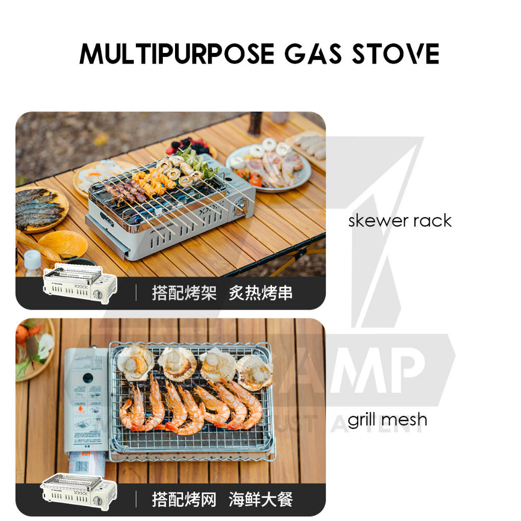 Naturehike Multipurpose Stove Grill BBQ Steamboat Hotpot Cassette Non Stick Frying Pan Outdoor Camping CNK2450CF033