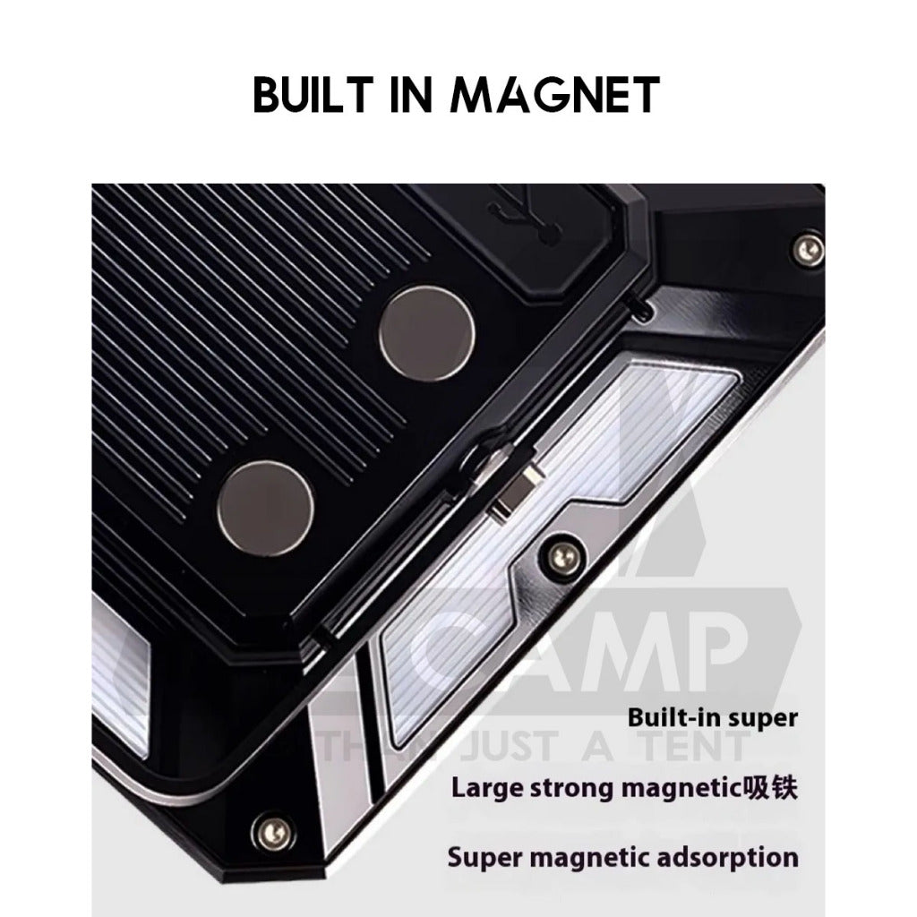 Blackdog LED Floodlight with Torch Flood Light Lamp Outdoor Camping Tripod Multipurpose CBD2550ZM015