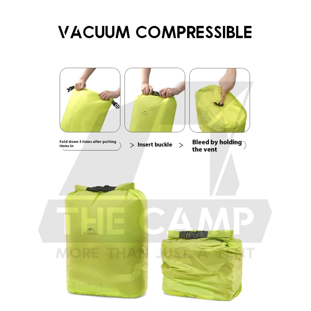 Naturehike Roll Up Bag Vacuum Compressible Waterproof Dry Bag Storage Bag Tear Resistant Compression Beg CNK2550XB012