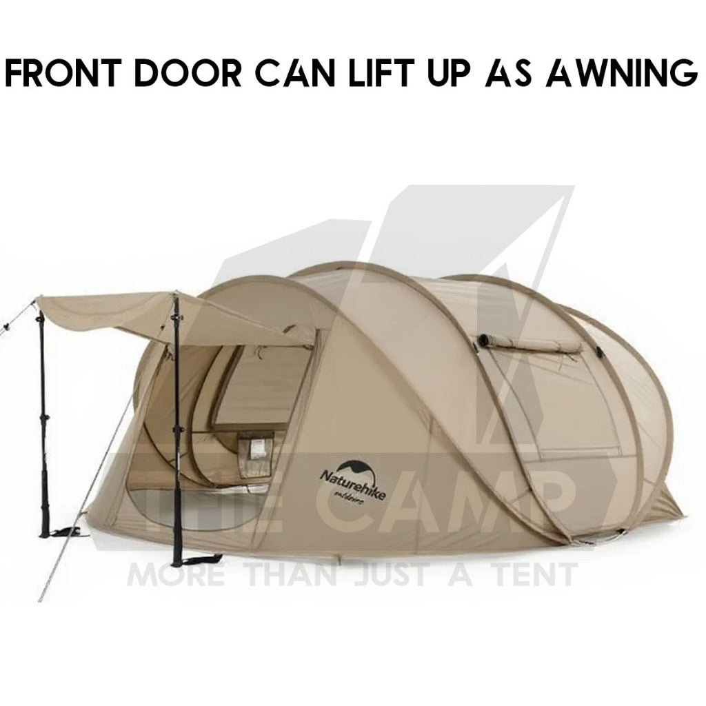 Naturehike Hand Thrown Pop Up Tent Quick Open & Close Automatic Auto Khemah Outdoor Camping CNH22ZP006