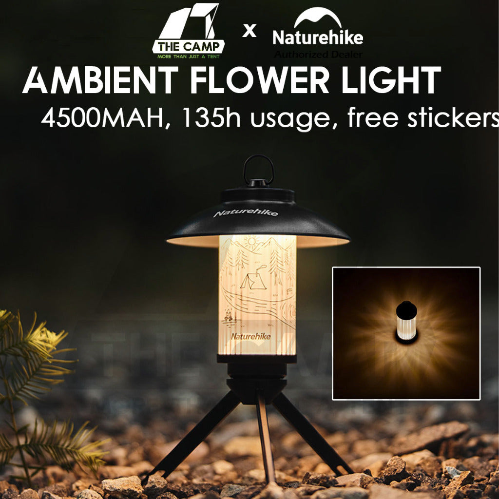 Naturehike Ambient Flower Light 4500mah Outdoor Camping Atmosphere Lantern Lamp CNK2300DQ012