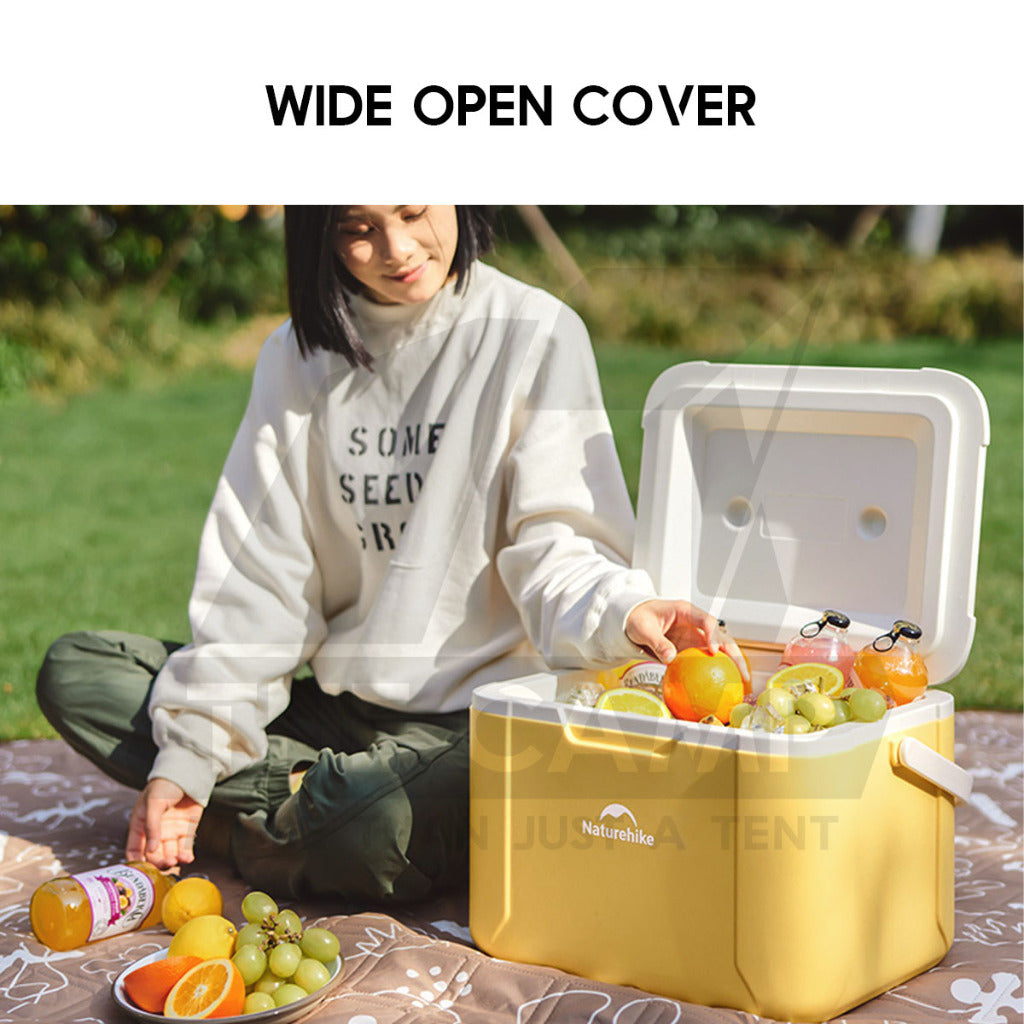 Naturehike Portable JY PU Cooler Box 5L 18L Ice Box Camping Outdoor Picnic Refrigerator 48 hours Freezer CNK2450CF012