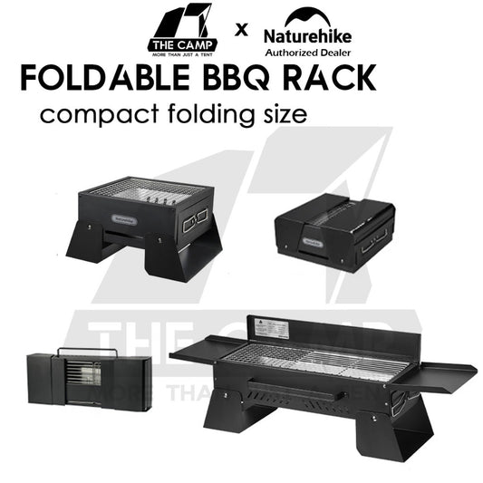 Naturehike Foldable BBQ Rack Portable Grill Folding Charcoal Grills Stove Barbecue Tabletop CNK2450CF017 CNK2450CF018