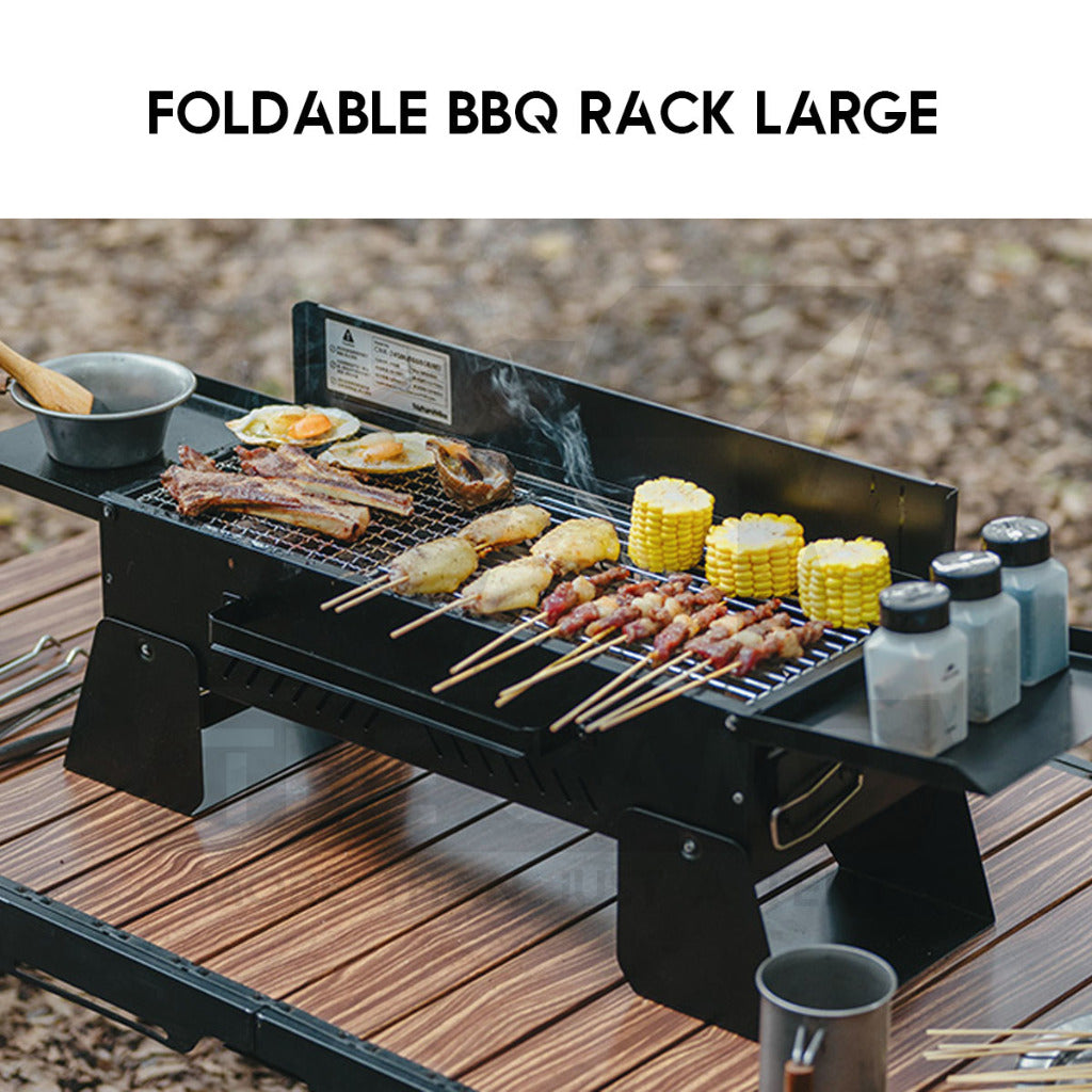 Naturehike Foldable BBQ Rack Portable Grill Folding Charcoal Grills Stove Barbecue Tabletop CNK2450CF017 CNK2450CF018