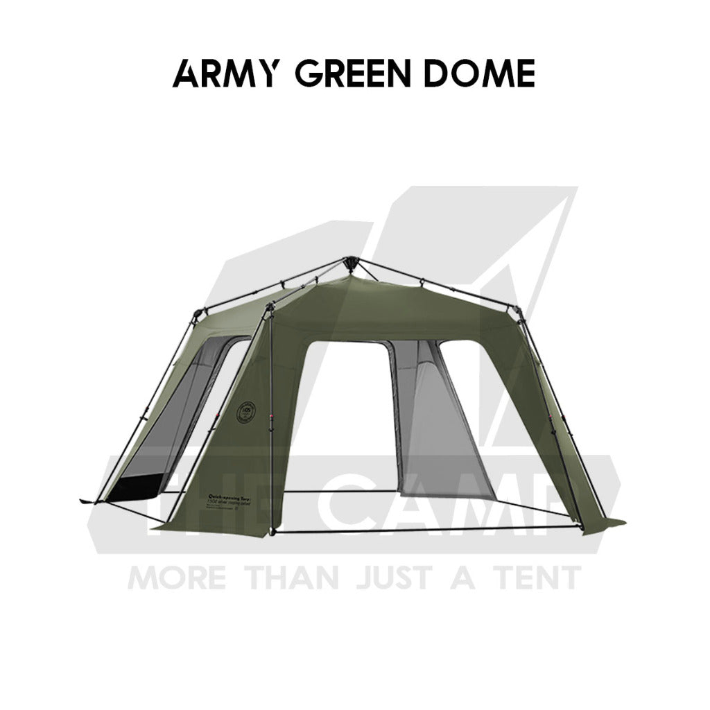 Shinetrip Auto Dome Shelter Tarp PU2000 Silver Coated Black Green Khaki Optional Door Cloth Mesh Net 3D Groundsheet Tent