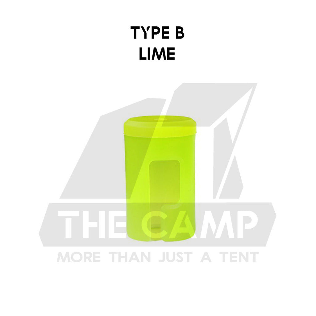 Camping Peg Warning Light Guard Cover Waterproof RGB Color Cup LED String Rope Tent Glow in Dark Flysheet Pole Nail