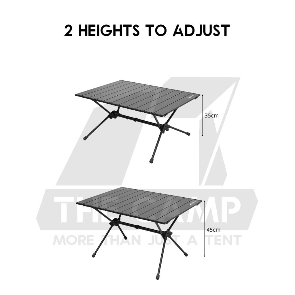 Shinetrip Foldable Aluminium / Cloth Camping Adjustable Height Table Canvas Rack Folding Compact Tent Chair Flysheet