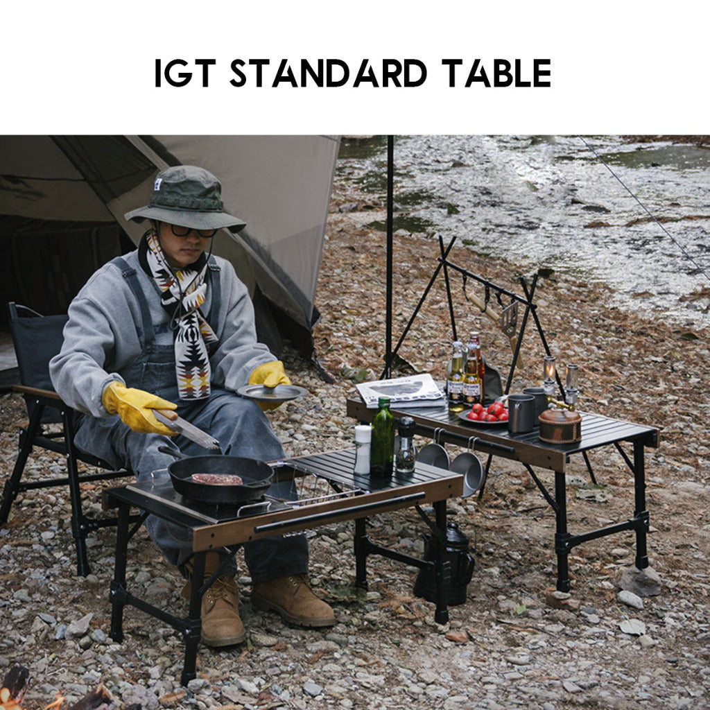 Naturehike IGT Outdoor Combination Table Camping Detachable Kitchen Table Folding Stove BBQ Rack NH21JU011 CNK2300JJ016