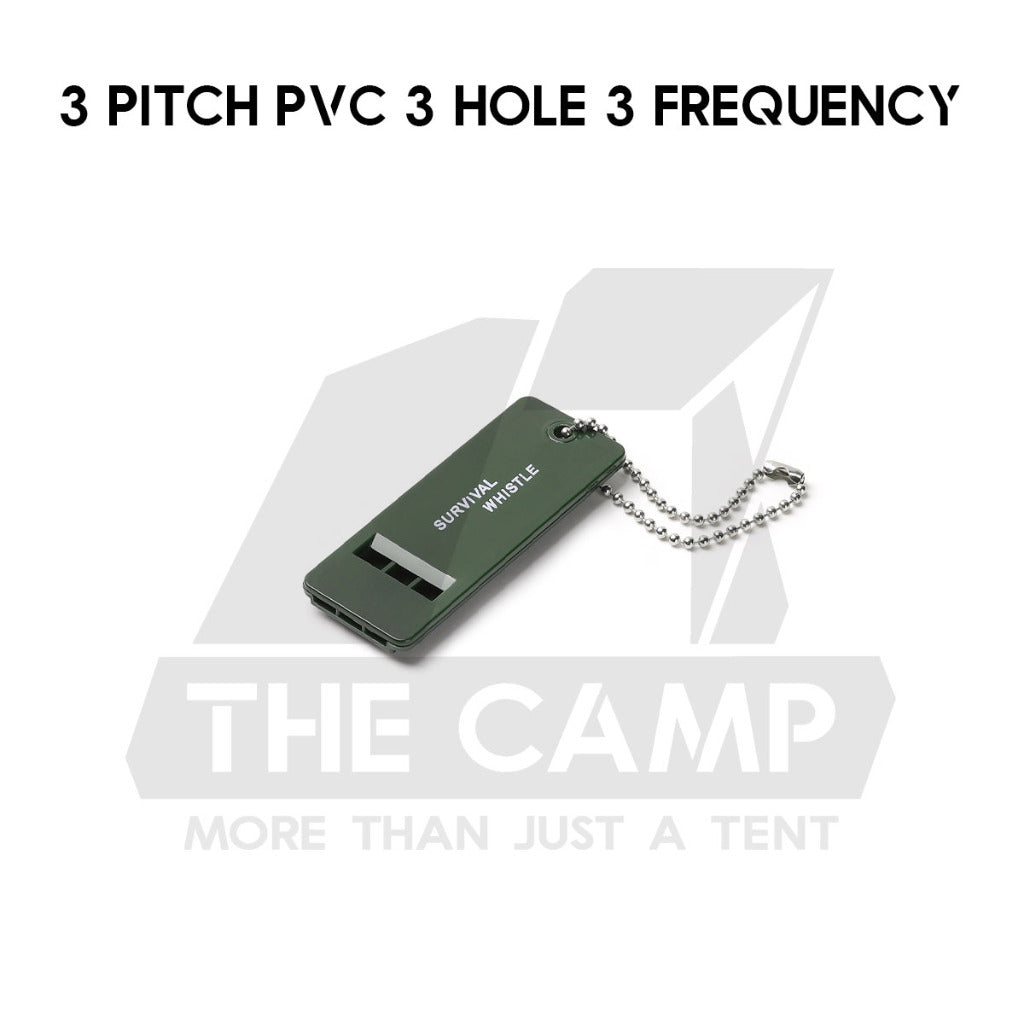 Aluminum Alloy High Pitched Whistle Dual Frequency Hi Pitch Survival Dual Tube Outdoor Hiking Camping EDC Tools Keychain