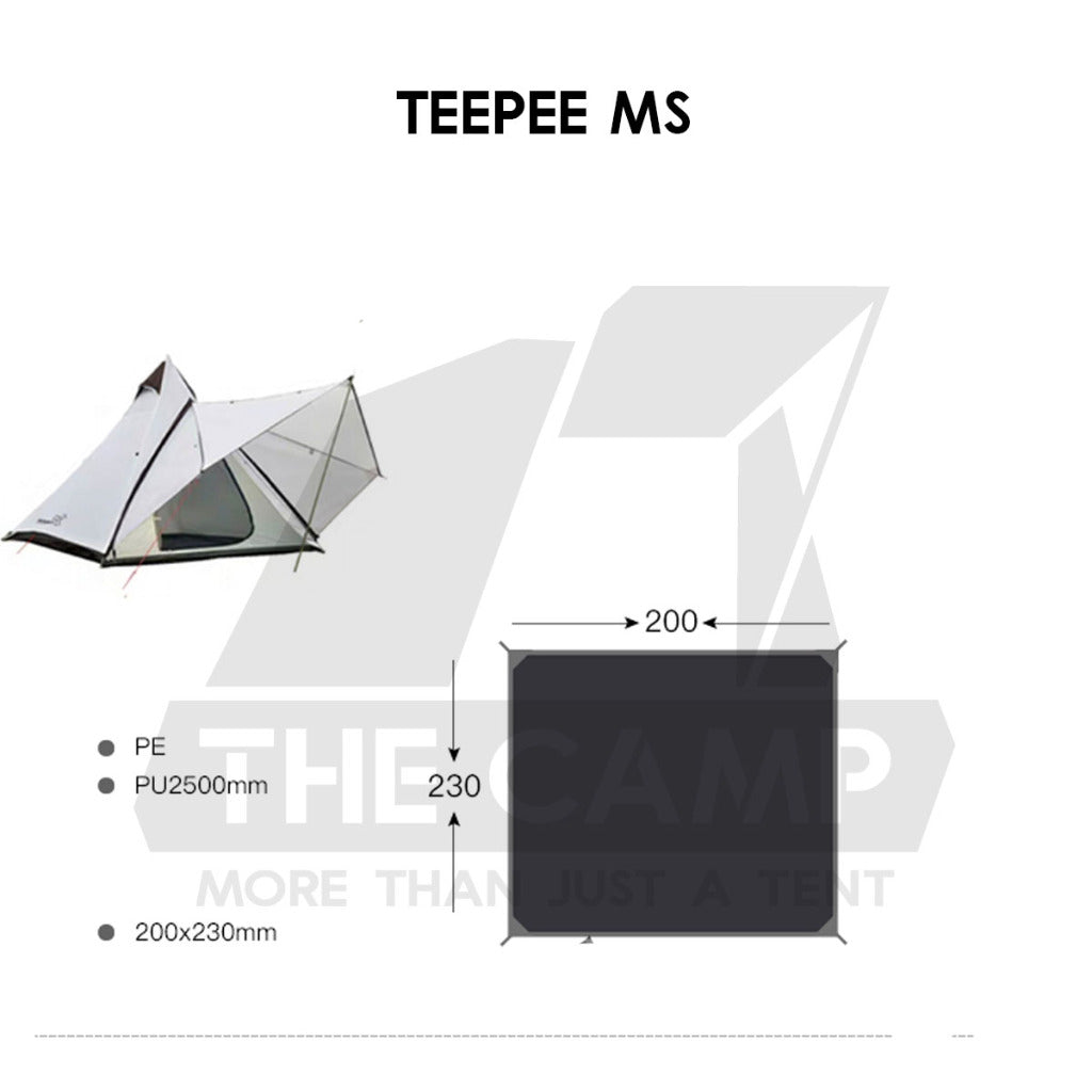 Vidalido Groundsheet for Tent Cabin XL Plus Poon Saan M L Teepee MS MX PRO Vicore Mini Large Thick Camping Mat PE