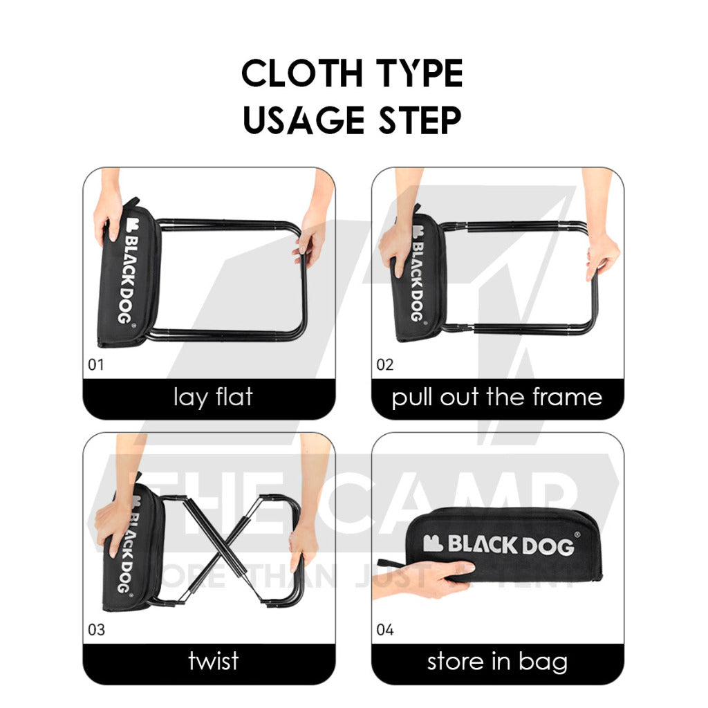 Blackdog Tactical Stool Table 2 in 1 Folding Ultralight Portable Chair Outdoor Camping CBD2450JJ026 CBD2450JJ038