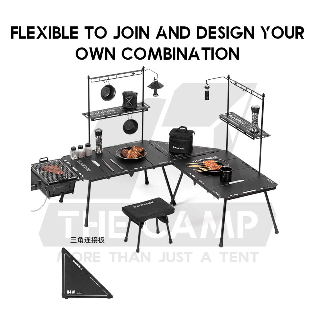 Blackdog IGT Combination Table Aluminium Alloy Rack Stove BBQ Stove Connector Corner Water Dispenser CBD2550JJ017