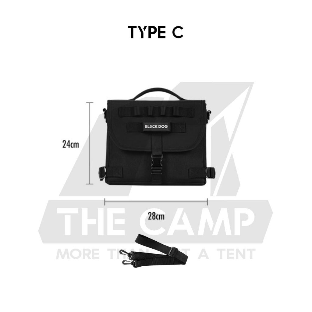 Blackdog Sling Shoulder Bag Outdoor Camping Travel Messenger Satchel Wallet Black Beg Unisex CBD2450XB017 CBD2450XB018