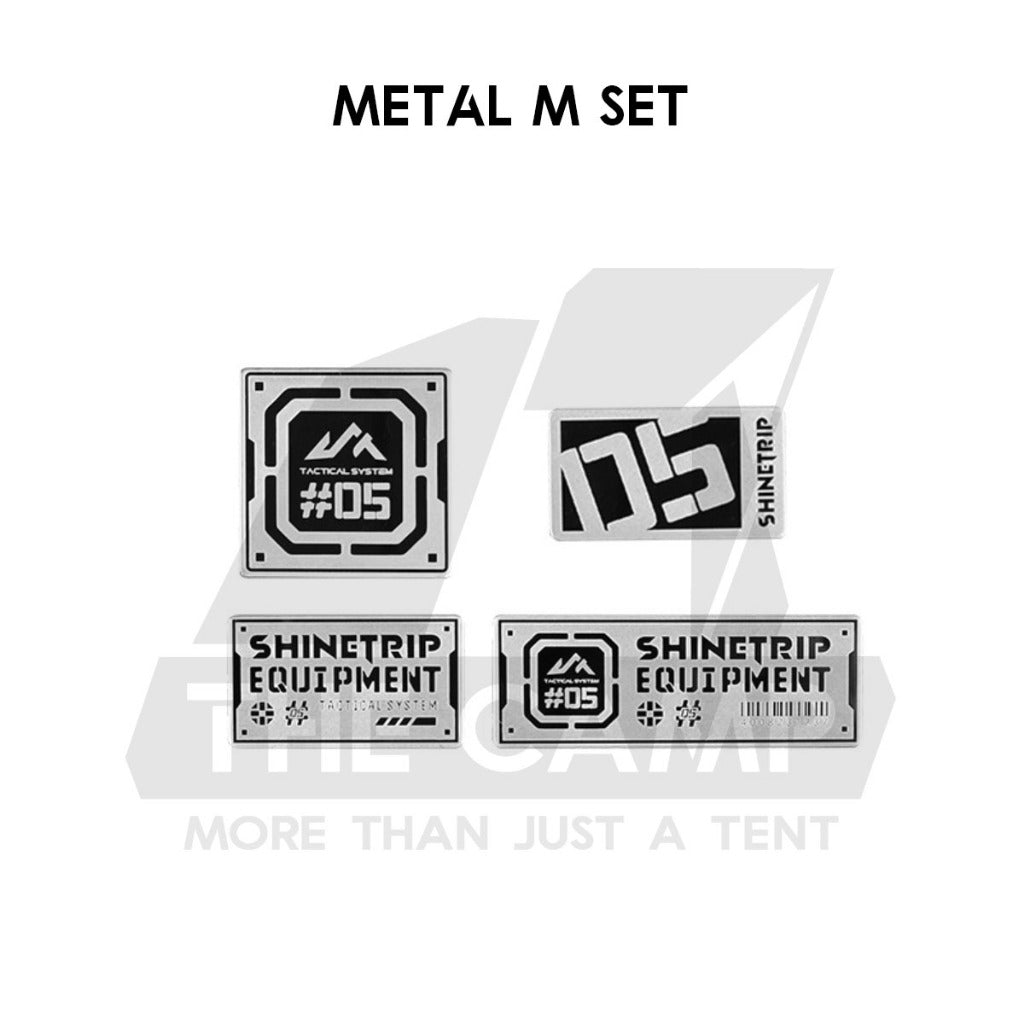 Shinetrip ST05 Tactical Velcro Patch Nylon Metal Military Badge Sticker Outdoor Camping Gas Cover Sleeve Chair Table Bag